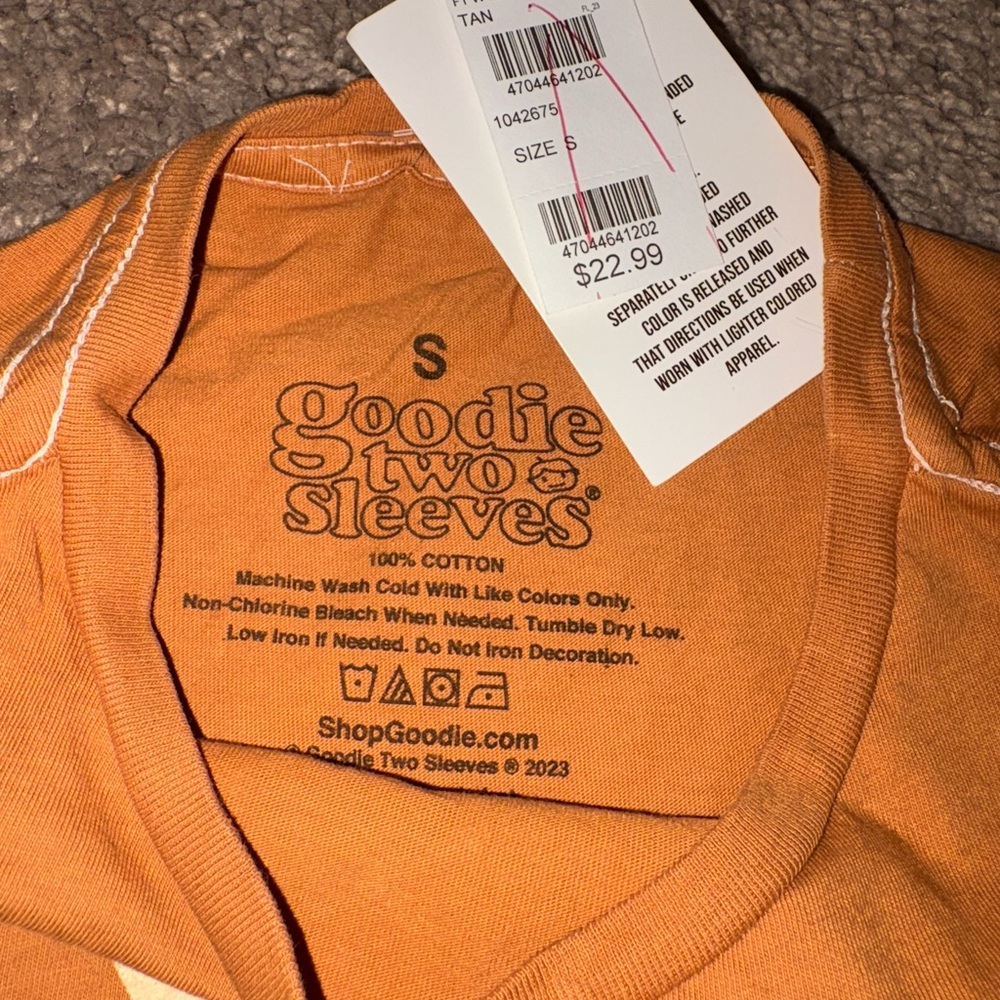 Girls Orange Graphic T-Shirt - Picture 2 of 3